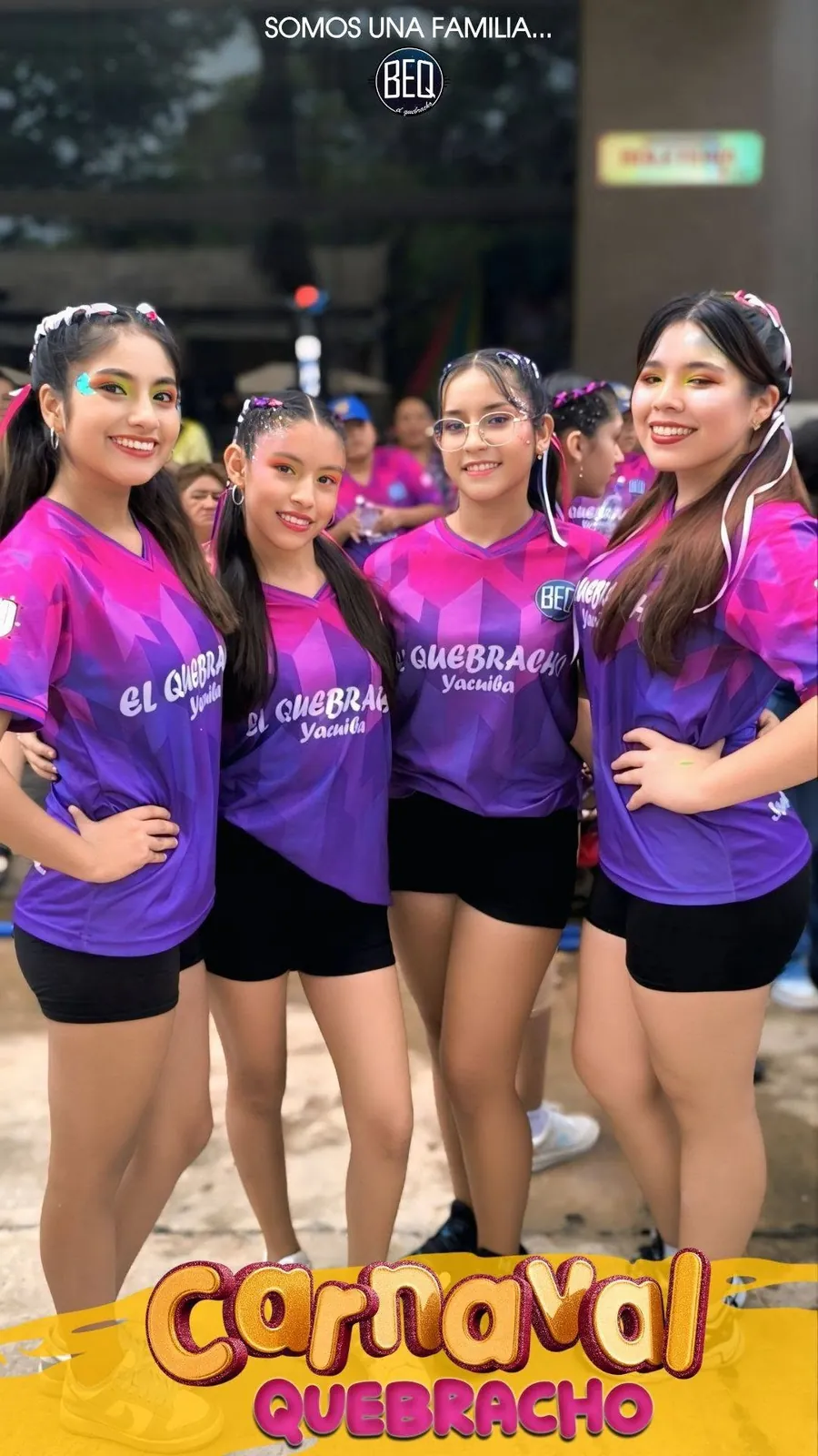 Bailarinas en Carnaval Quebracho