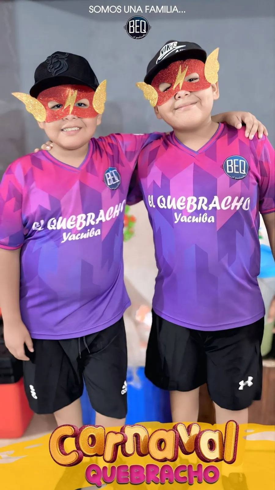 Niños en Carnaval Quebracho